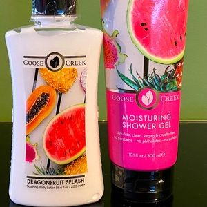 Goose Creek DRAGONFRUIT SPLASH 2 Piece Set - Shower Gel & Body Lotion